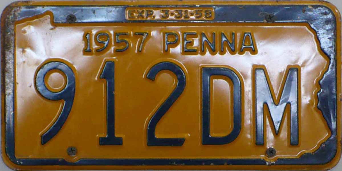 PA PLATES (Pennsylvania License Plates)