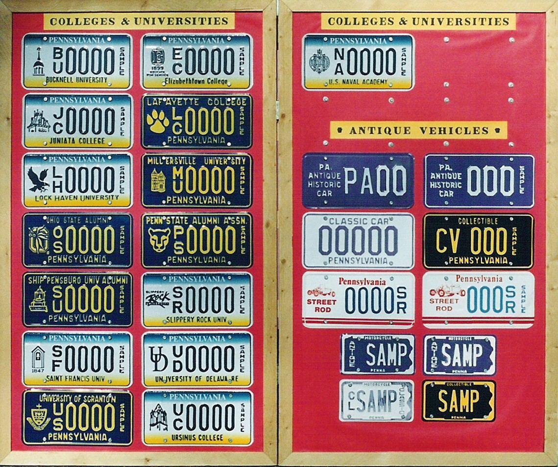 Pennsylvania License Plates
