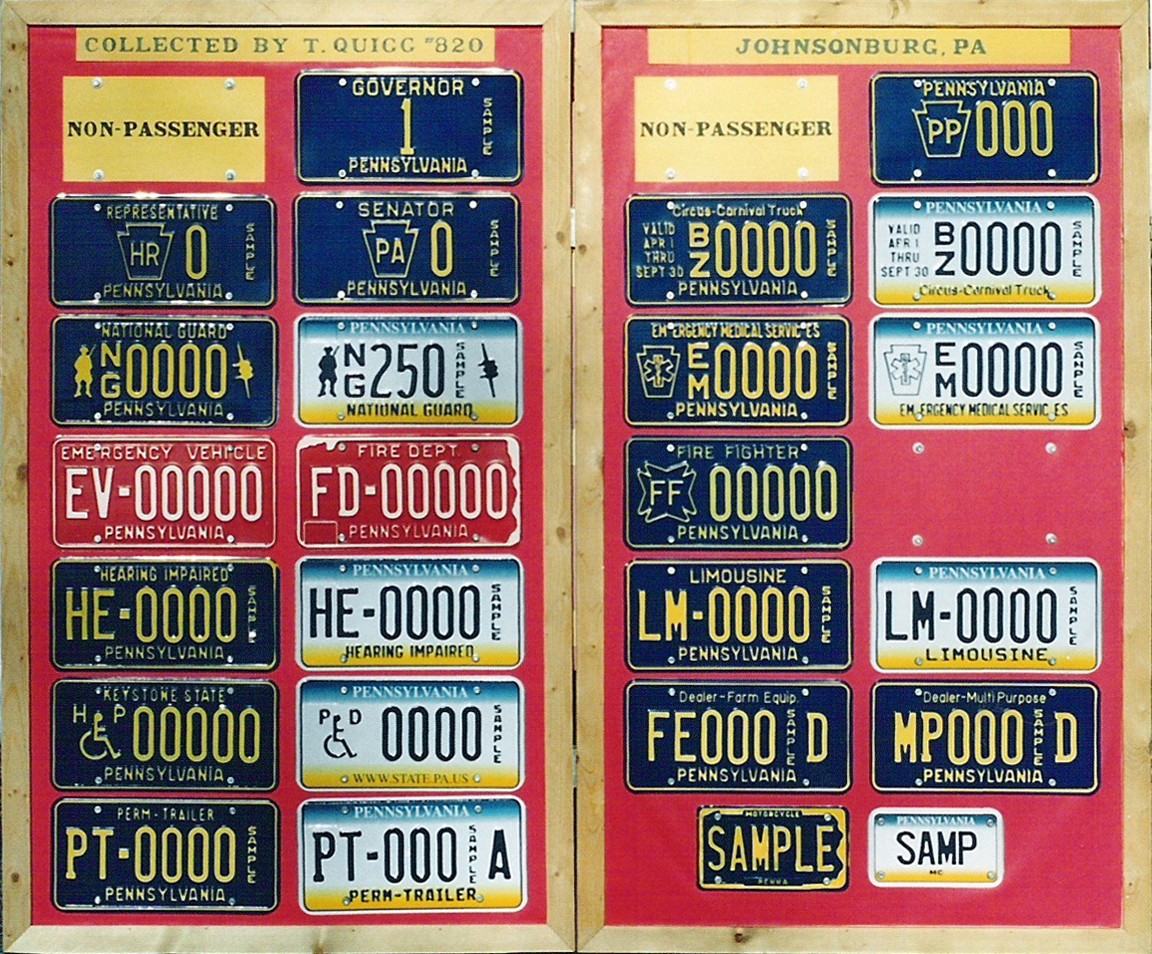 Pennsylvania License Plates